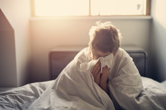 Cases of the flu are surging among children.