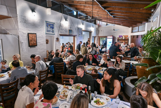 The “beautiful chaos” of Jim’s Greek Tavern.