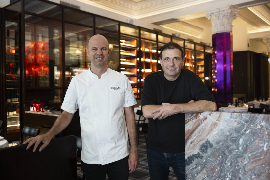 Brent Savage (left) and Nick Hildebrandt at Eleven Barrack.
