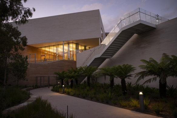 Lights on! Sydney Modern opens its doors to the public on Saturday.