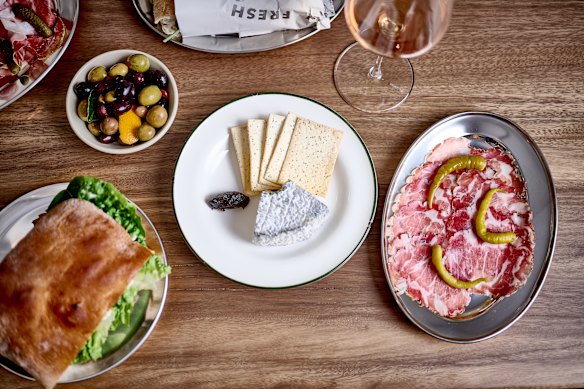 Arno Deli sell sandwiches as well as charcuterie and formaggio.