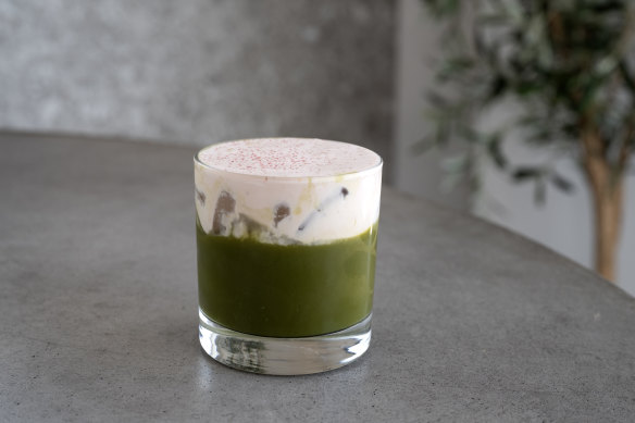 Organic Japanese matcha.