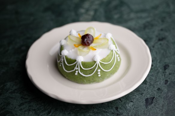 Pastry chef Lauren Eldridge’s cassata is in all caps.