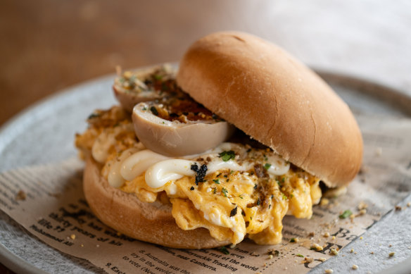 Mamuki’s tamago sando. 