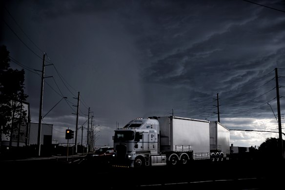 Storms in Eastern Creek, western Sydney.