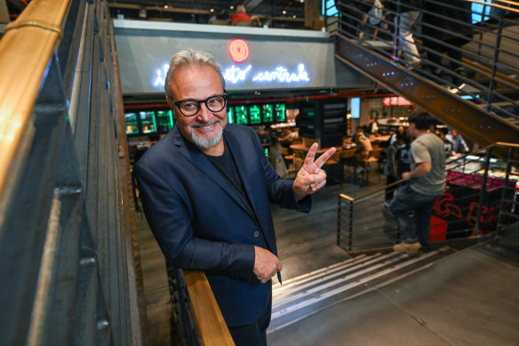 Founder Umberto Montano at the new Melbourne store.