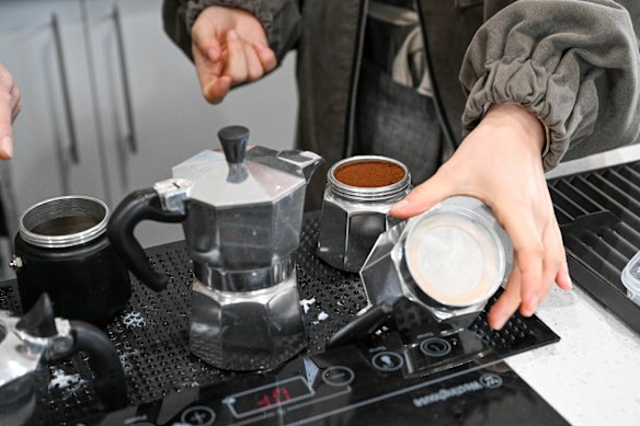 Paul Mathis has devised his own brewing method at Stovetop Sessions.