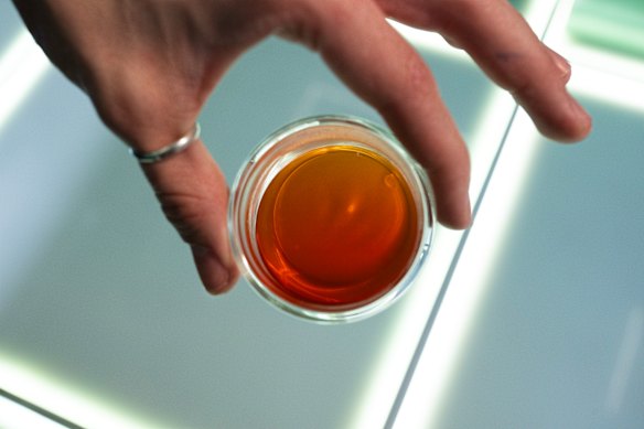 Cold drip coffee.