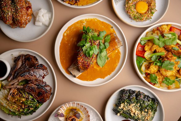 Assorted flavour-packed dishes at Onice.
