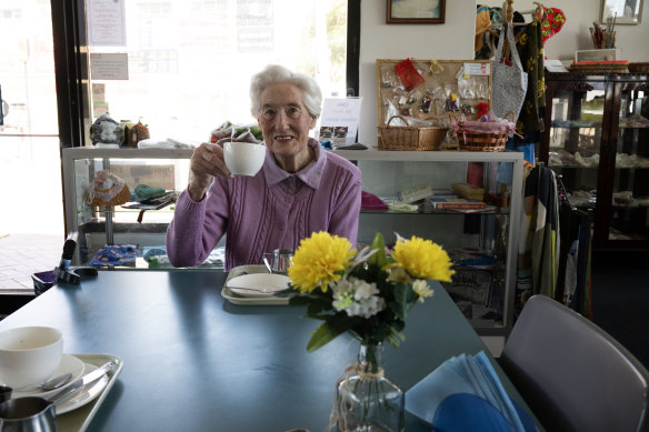 The tea rooms offer a tranquil spot to take a break. 