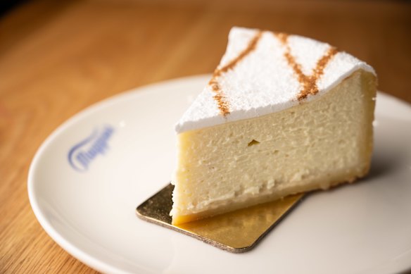Ricotta cheesecake.
