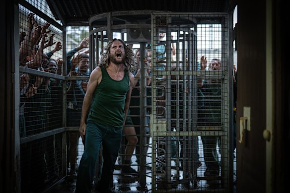 George Mason as Brenden Abbott - aka the Postcard bandit - in Run.