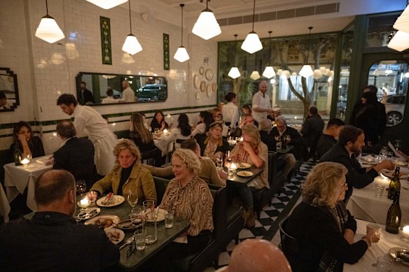 Quarters are close and candles flicker in Osteria Mucca’s dining room.