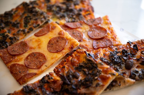 Pizza al taglio.