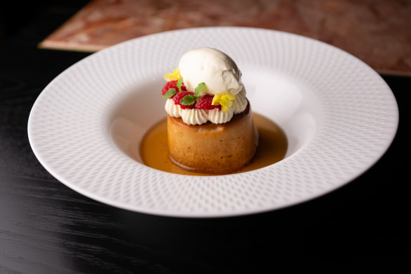 Rum baba is a good dish but more could perhaps be done with it.