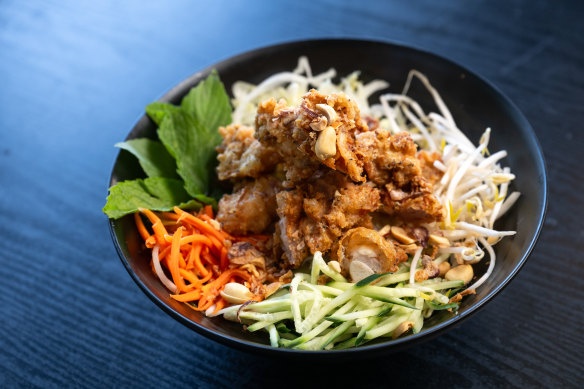 Saigon Eat Streets’ chicken vermicelli salad.