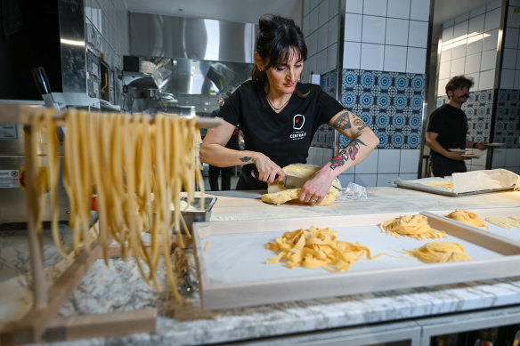 Annapaola D’Alessio of La Pasta Fatta in Casa at Il Mercato Centrale.