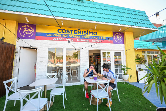Costenisimo Colombian cafe in St Kilda East.