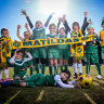 Team Steph: Young players get behind Matildas on Catley’s field of dreams