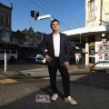 Steki Taverna owner Paul Oiakimidis on Enmore Rd, where he plans to reopen the iconic restaurant in October. 