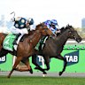 Harry Coffey on Light Infantry Man just pips Declan Bates and Pride Of Jenni at the post.