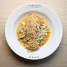 Crab and chilli spaghetti.