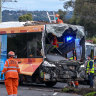 Bus smashes into two homes on Mornington Peninsula