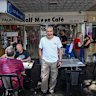 Nabil Hassan, owner of Half Moon Cafe in Coburg.