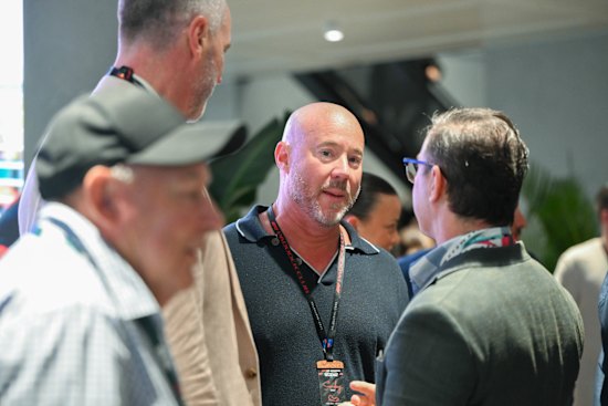 Luke Sayers emerges at the Grand Prix