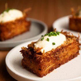Potato rosti.