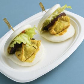 Momo burger.