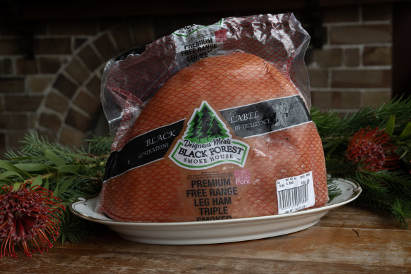 Deignans Meats Black Forest leg ham.
