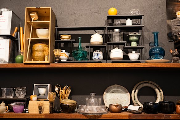 Ms. Cattea sells teaware including cups, teapots, infusers and ceramics. 