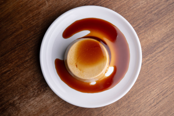 Kinako (roasted soybean) panna cotta.