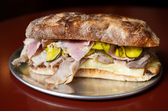 The Midnight in Havana sandwich. 