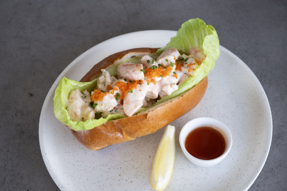 Prawn roll.