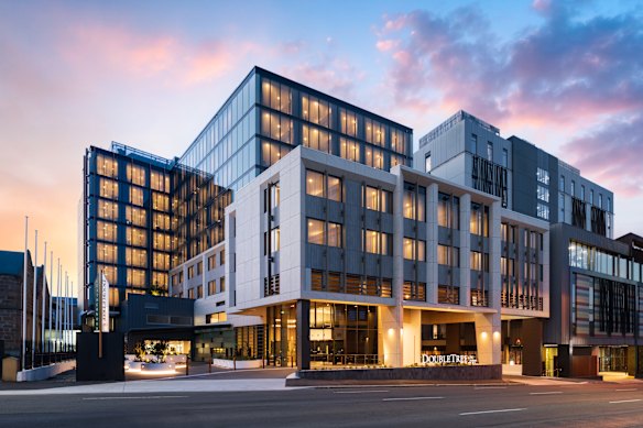 DoubleTree by Hilton, on Hobart’s Macquarie Street.