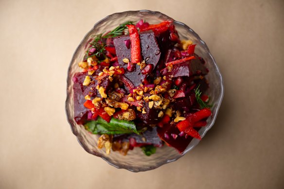 Beetroot salad.