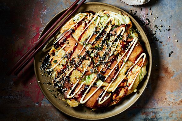 Level up midweek dinners with this mushroom-packed version of Japan’s favourite savoury pancake.