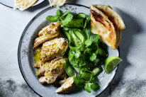 This Thai-inspired green curry-flavoured chicken dish comes together quickly.