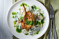 This summer recipe takes potato salad to the next level, swapping mayo for burrata.