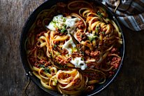 This rich bolognese sauce is enhanced by caramelised fennel and onion.