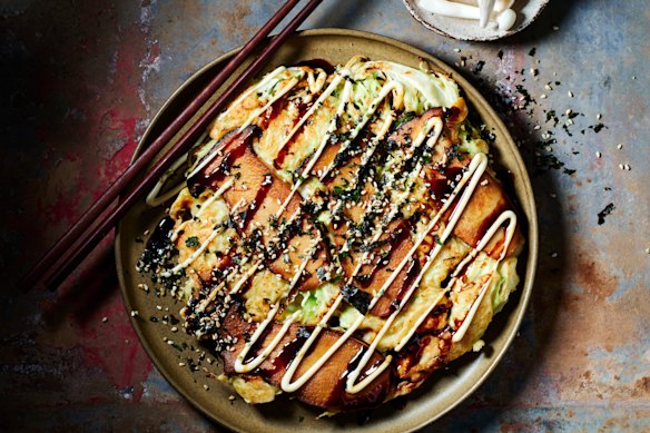 Level up midweek dinners with this mushroom-packed version of Japan’s favourite savoury pancake.