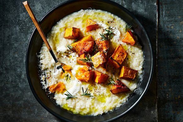 This warming vegetarian risotto is ideal for the transition to cooler weather.