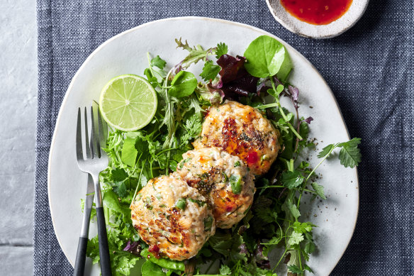 Fragrant Thai curry fish cakes.