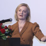Former British prime minister Liz Truss.