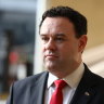 Stuart Ayres resigned as trade minister over his role in John Barilaro’s recruitment process. He was later cleared of wrongdoing by a government review.