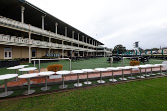A stablehand at Rosehill has tested positive for COVID-19.