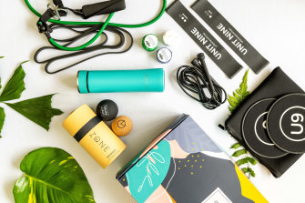 Troppolicious' Workout Warrior box.