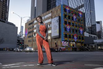 In a nod to Hanover Houseâs heritage, Atong Atem came up with a vibrant 70s-style aesthetic.